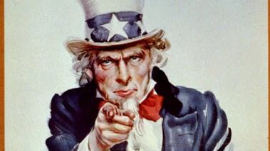 Uncle Sam pointing for the purpose of recruitment