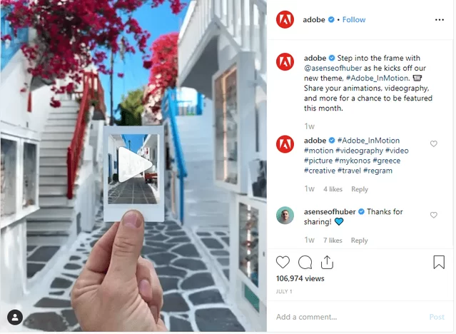 Top 5 Brand Ambassador Campaigns 5 adobe instagram post